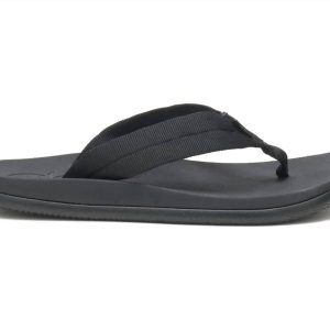 Chillos Damen-Zehentrennersandale in Tube Black – 7732455243836
