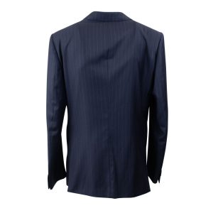 Marineblauer einreihiger Wollanzug – 8L