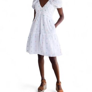 Coco India Medallion 7732530806844 Kleid – mehrfarbig, Weiß