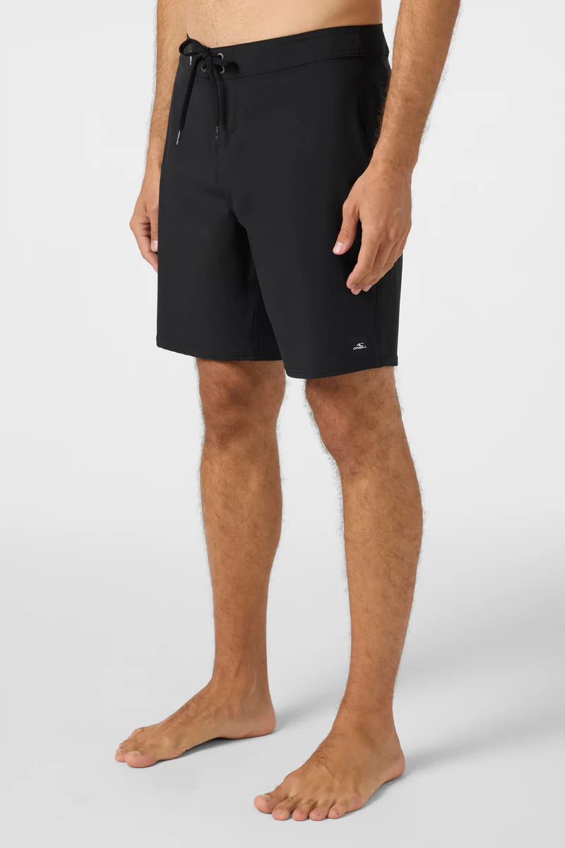 O’Neill Hyperfreak Heat Solid einfarbige Herren-Boardshorts, 19 Zoll