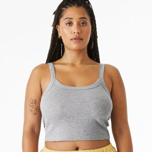 BELLA + CANVAS – Damen-Tanktop aus Feinripp mit Spaghettiträgern – BC1012