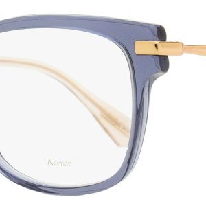 Jimmy Choo JC181 14I 51mm Brille – rechteckige Form, Damen, Kupferfarben, Gold, Blau