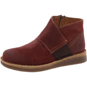 Tora Stiefeletten – Reißverschluss, Veloursleder