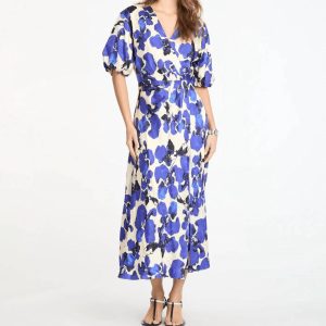 Meadow Kleid – mehrfarbig, Creme