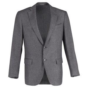 Ermenegildo Zegna Easy Jacke – Kaschmir, Grau – 7748640997436