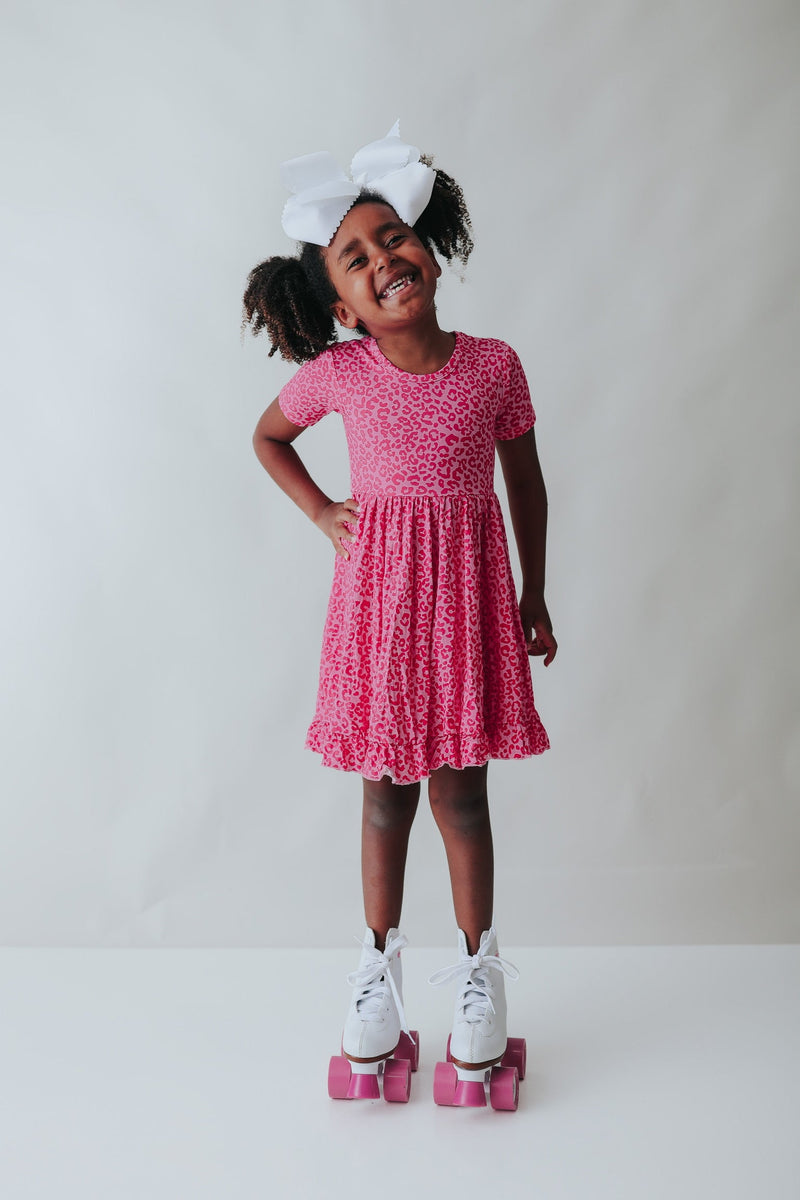 LOVE LEOPARD Dream-Kleid mit Rüschen