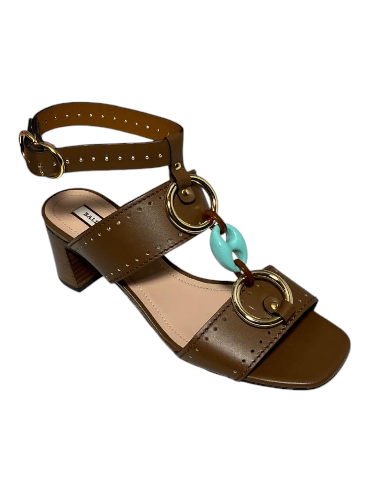 Bally Otta 6225837 Ring- Sandalen – verziert, perforiert, Leder, Damen