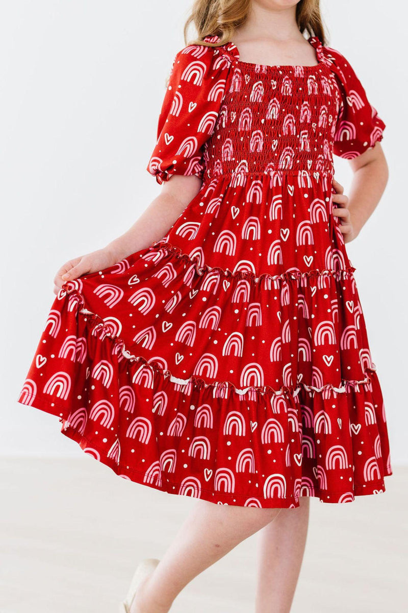 Cloud 9 Kleid – gesmokt, Rüschen