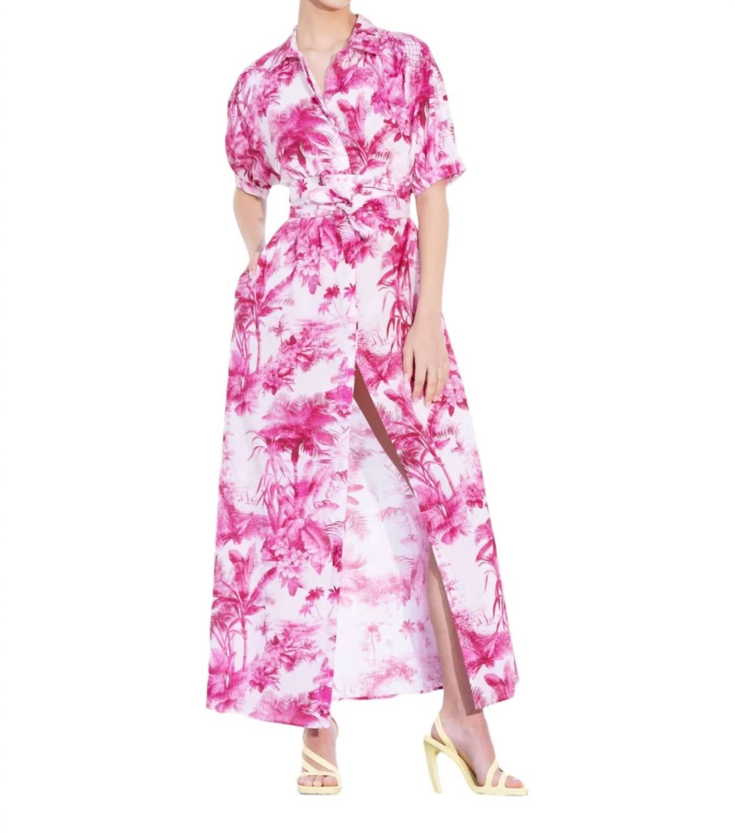 Stevie Hemdkleid – Lux Palm Pink