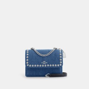 Coach Outlet Klare Umhängetasche – Nietenbesatz, Mini