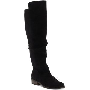 Calypso kniehohe Velourslederstiefel