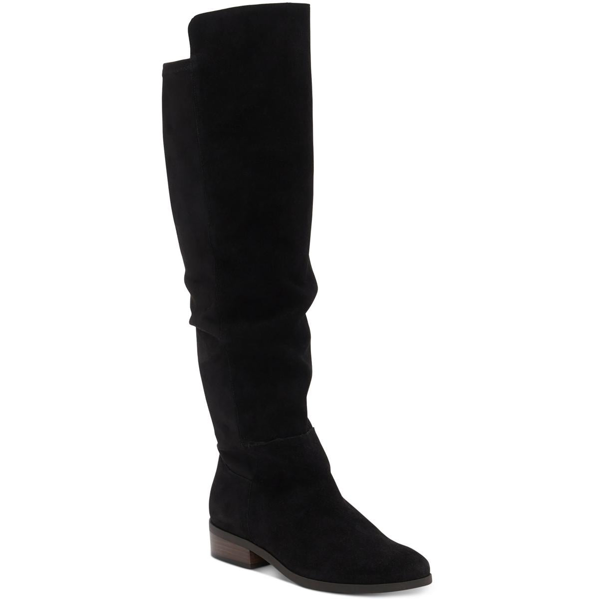 Calypso kniehohe Velourslederstiefel