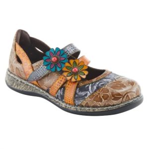 Hokey Pokey Mary-Jane-Schuhe in Taupe Multi