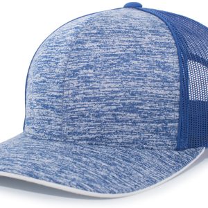 Pacific Headwear Aggressive Heather Trucker-Snapback-Kappe