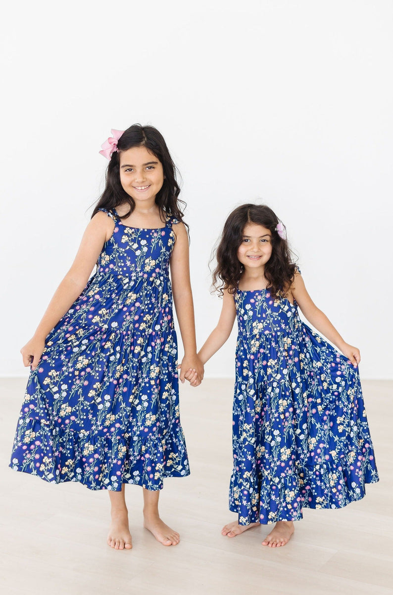 Sunny Meadow Maxikleid – Rüschen