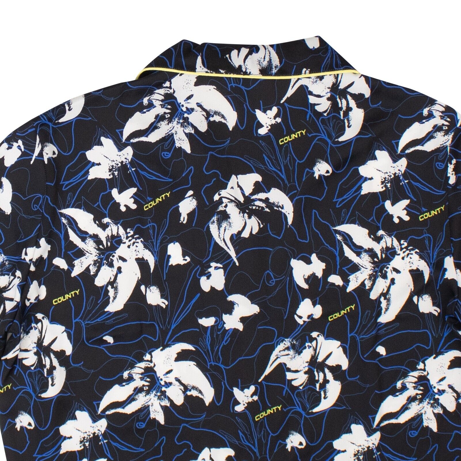 Marcelo Burlon County Flowers Hawaiihemd in Schwarz-Weiß