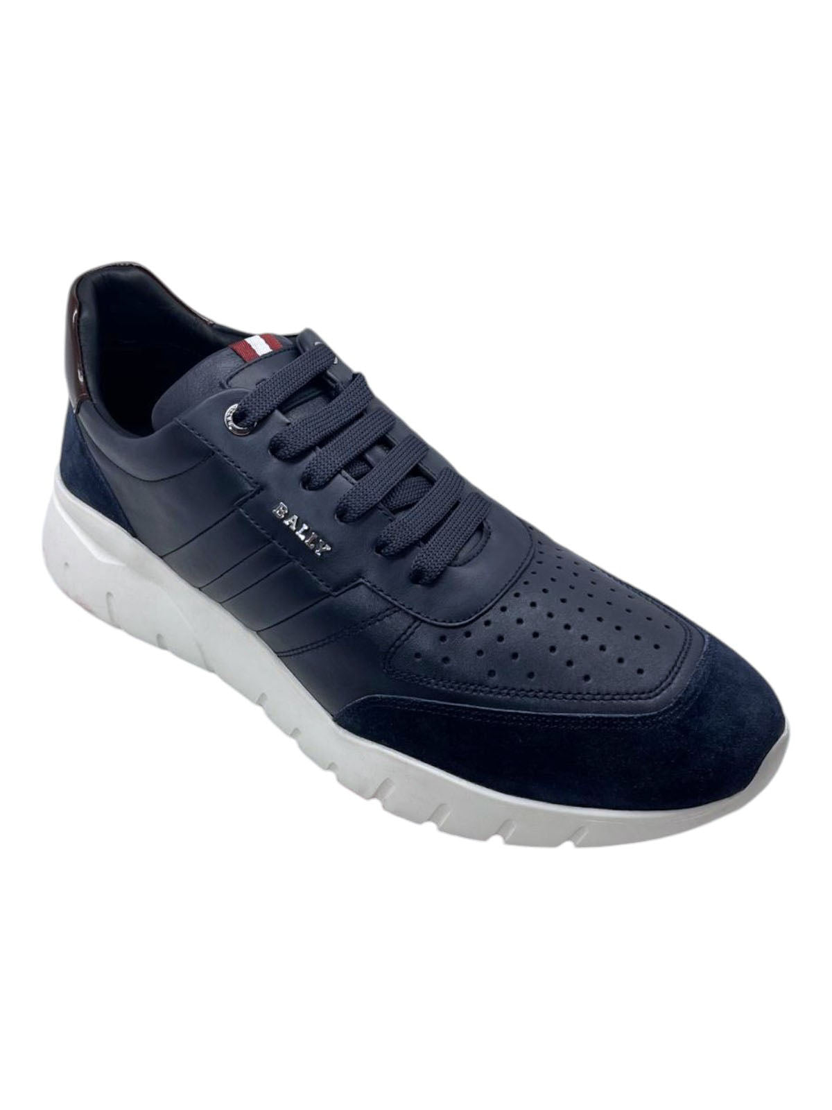 Bally Birgy 6239573 Midnight 12 Sneaker – Kalbsveloursleder, Herren, Größe