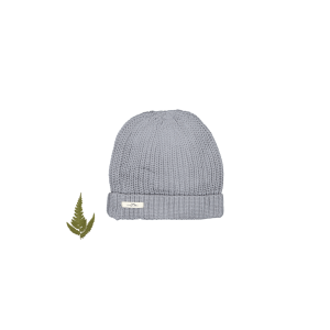 The Chunky Knit Hat in Slate