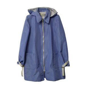 Marni Kapuzenmantel aus blauem Polyester