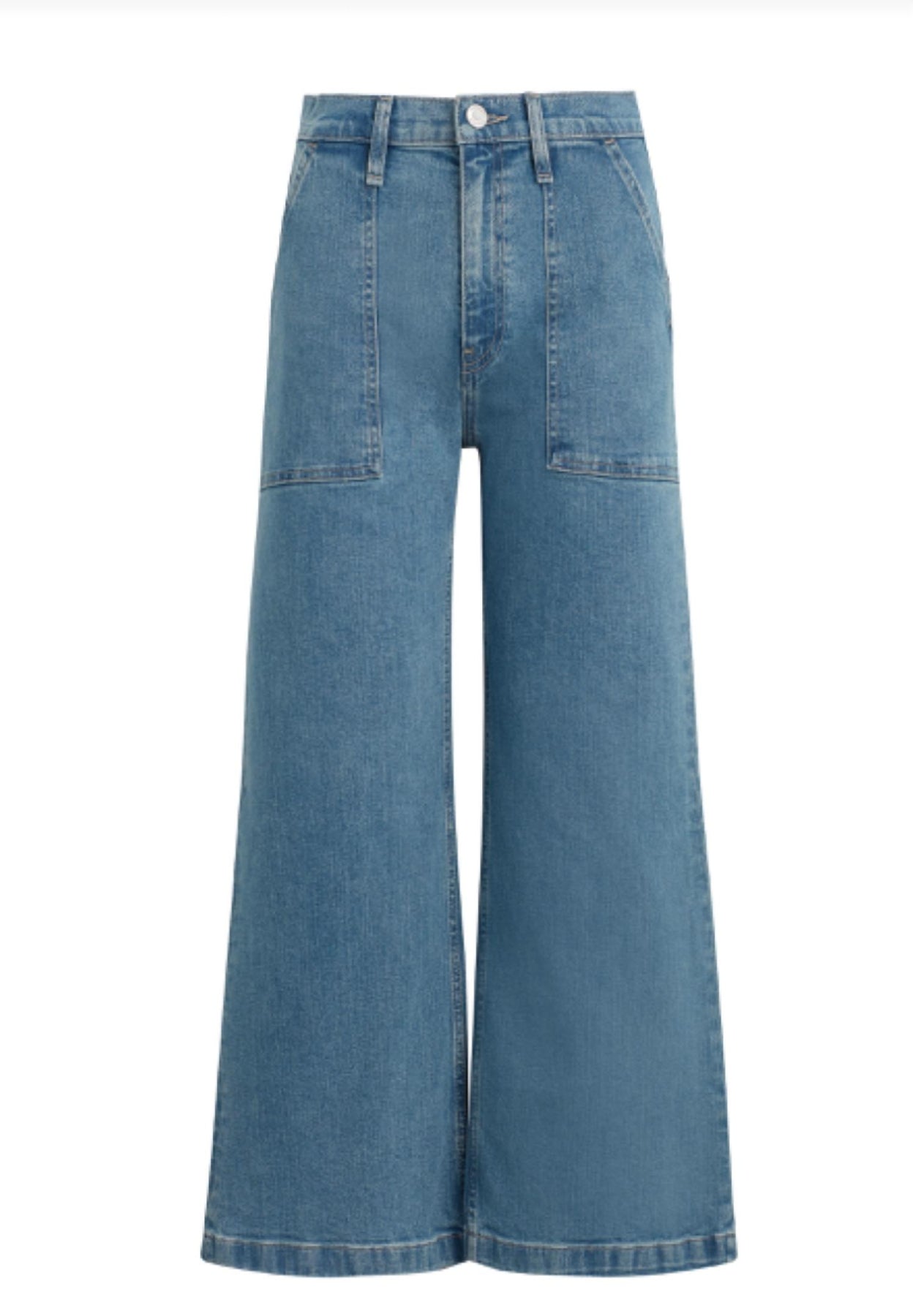 Jodi 7732511572028 Jeans – hoher Bund, weite Beine, Blau
