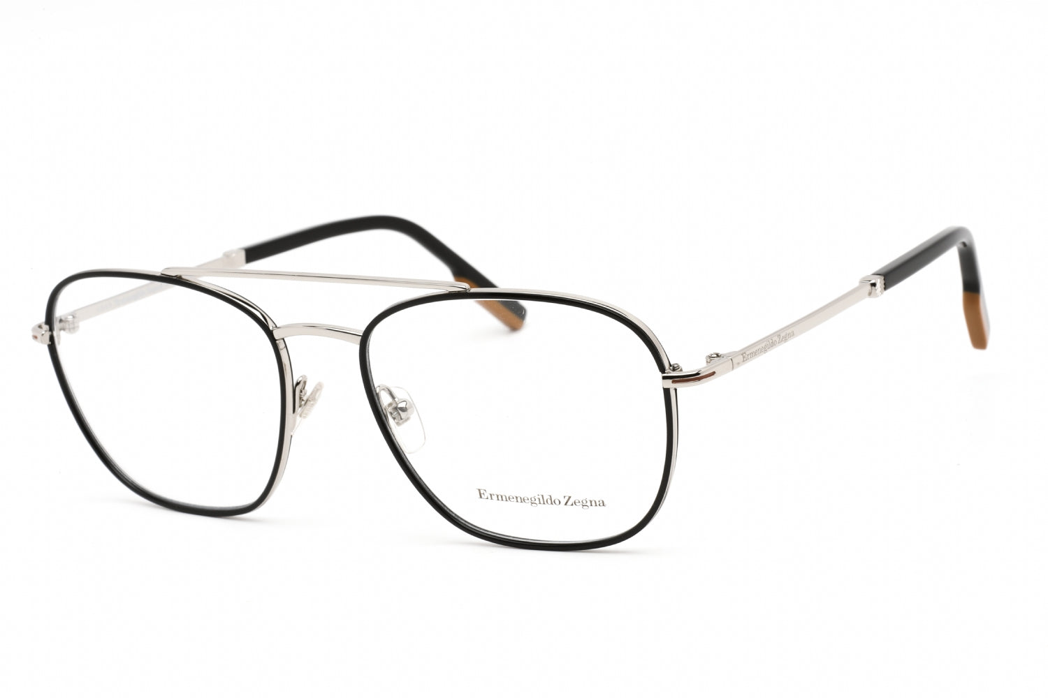 Ermenegildo Zegna EZ5183 016 Brille in rechteckiger Form – 56 mm