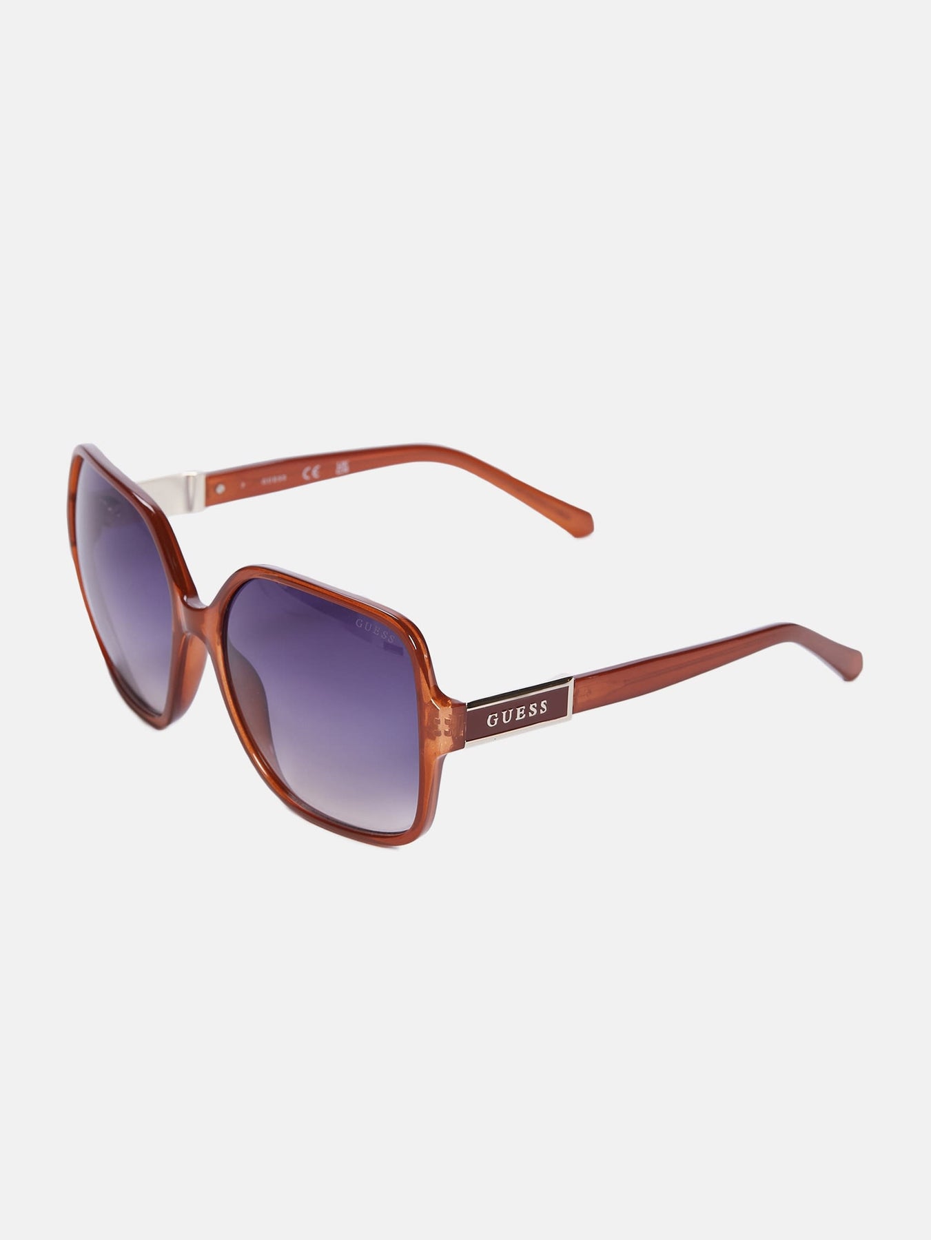 Rounded Sonnenbrille – Oversize, Kunststoff, eckige Form