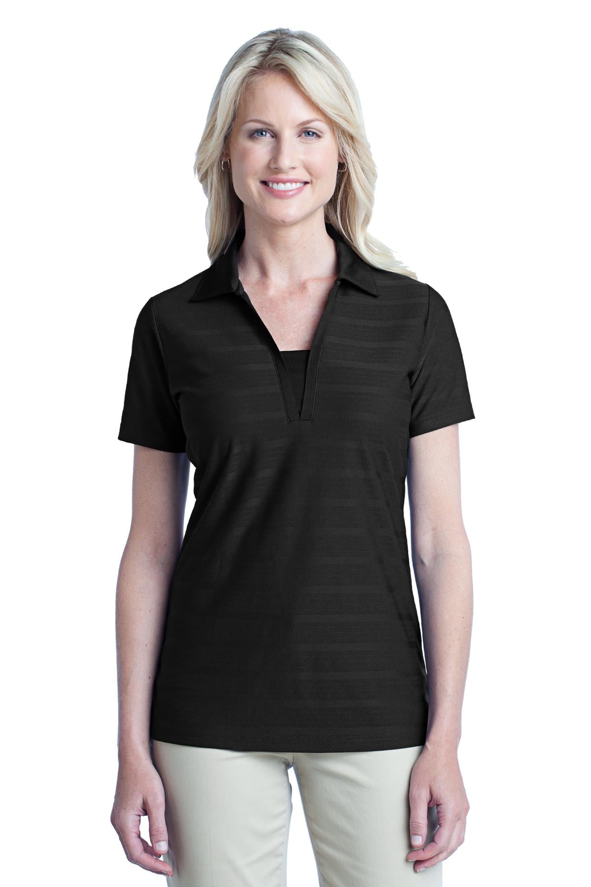Port Authority Horizontal Texture L514 Poloshirt – Damen