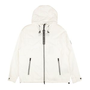 Weiße Stereos Herren-Anorakjacke