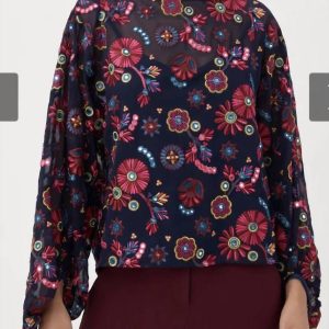 Ursa Top in Navy Multi
