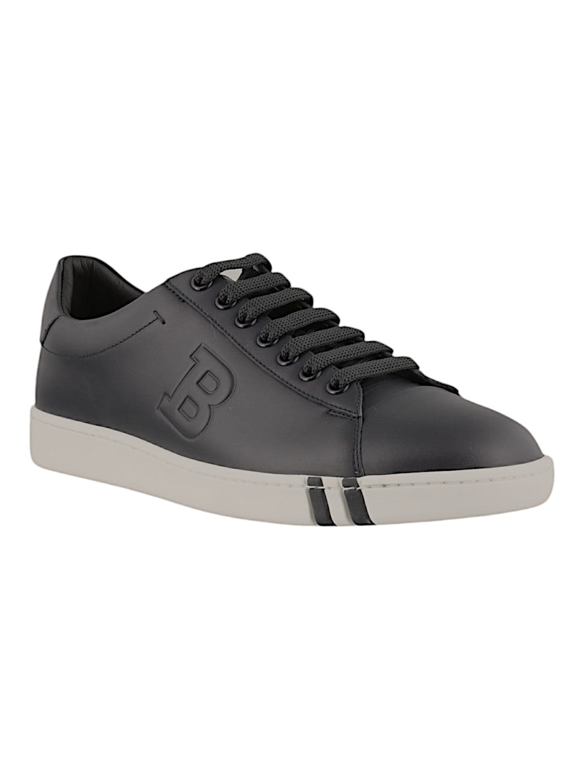 Bally Asher 6205249 US 13 Sneaker – glattes Kalbsleder, Herren, Schwarz