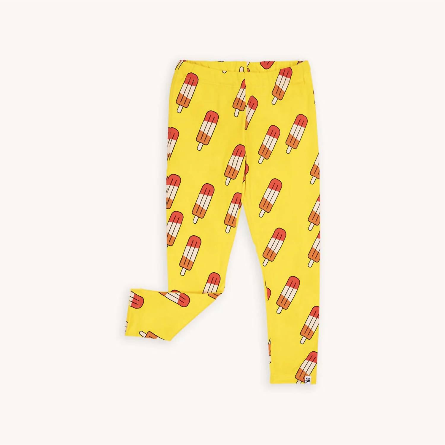 Mädchen-Leggings mit Druckmuster – Gelb – 7733783265340