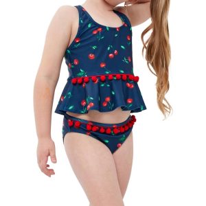 Kinder-Bikini-Set mit Oberteil und passender Hose – Gtk Cherries, 7733670150204