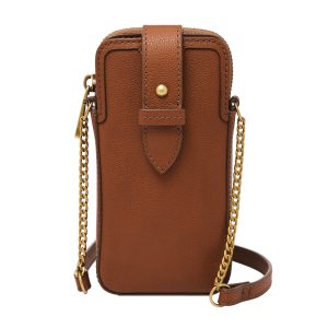 Fossil Lainie Damen-Leder-Handyumhängetasche
