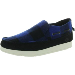 Moc-Sider Buffalo Schuhe – Karomuster, zum Hineinschlüpfen, Wolle