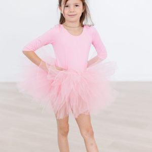 Bubblegum 3/4 Ballettbody mit Tutu – Rosa