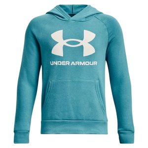 ' Rival Big Glacier 7733655863356 Kapuzenpullover – Fleece, Weiß, Onyx, Logo, Jungen, Blau