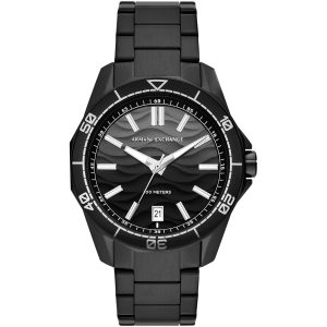 Armani Exchange Classic Herren Armbanduhr – Zifferblatt: Schwarz, 7163096498236