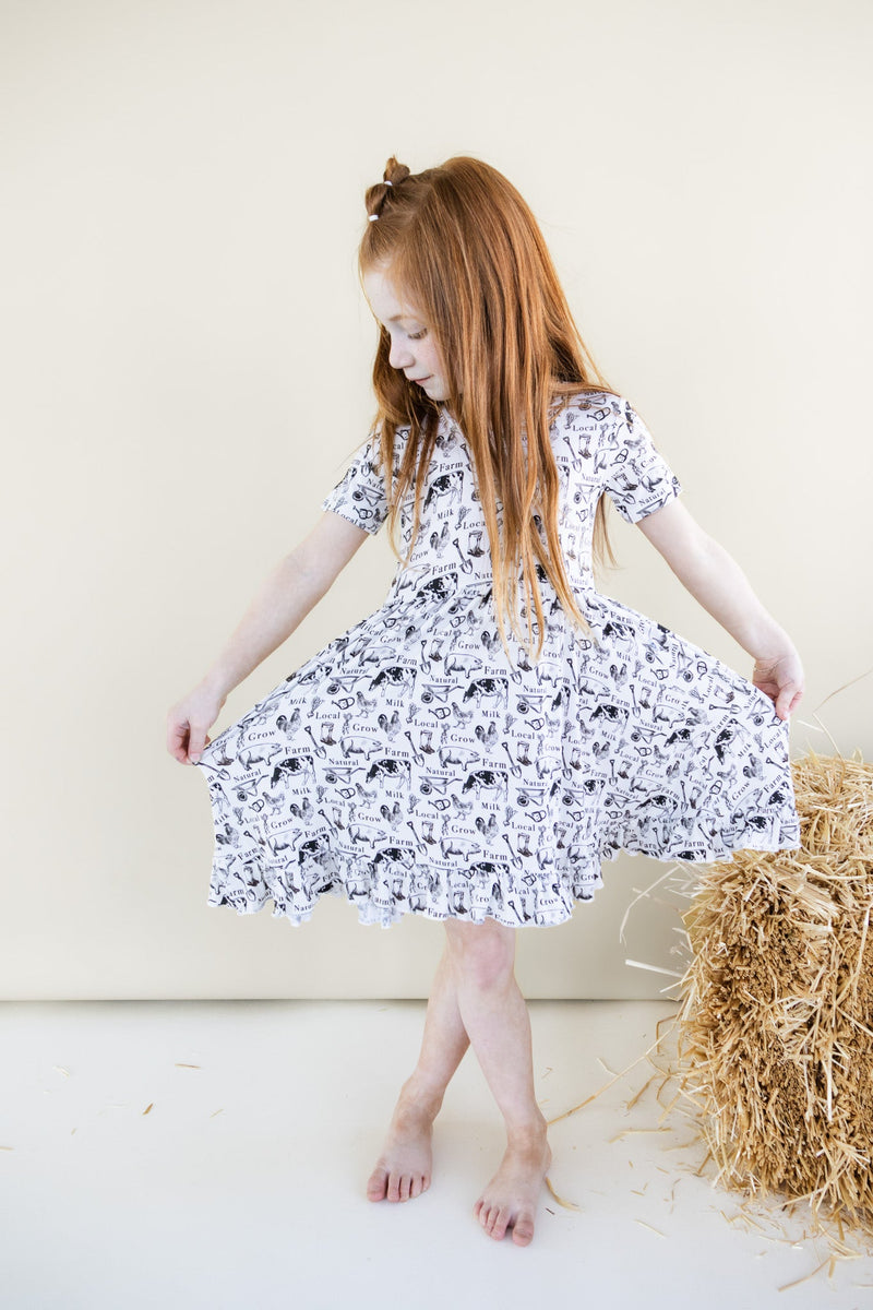 LOCALLY GROWN Dream-Kleid mit Rüschen