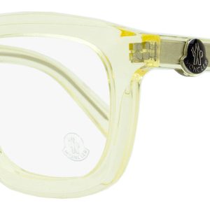 Moncler ML5195 057 48mm Brille – dicke Fassung, Herren, hell, Bernsteinfarben