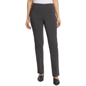 Schmal geschnittene Hose mit figurformendem Effekt