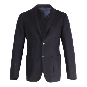 Jil Sander Blazer – Kaschmir, Marineblau, Blau – 7748643749948