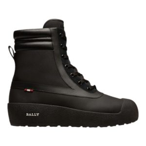 Bally Croker 6239720 Stiefel – Lammfellfutter, Kalbsleder, Herren, Schwarz