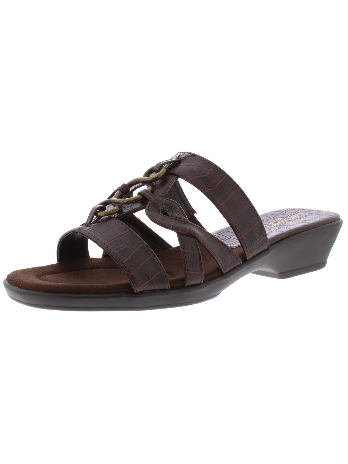 Torrid Pantoletten – Kunstleder, Riemchen, Damen