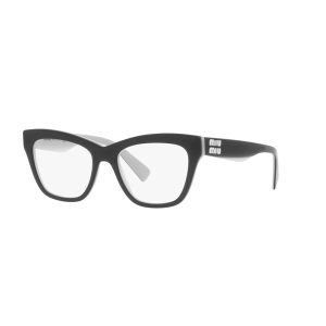 Miu Miu MU 03UV ACO1O1 Damen-Cat-Eye-Brille, 52 mm