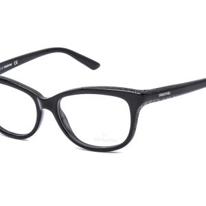 SWAROVSKI SK5100 001 Brille in rechteckiger Form – 54 mm