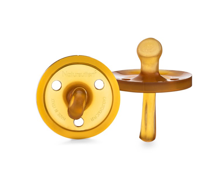 Natursutten Original kieferorthopädischer Schnuller aus Naturkautschuk