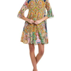 Braemar Eleon Langarmkleid – Mehrfarbig