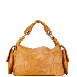 Bottega Veneta Cocker Hobo-Schultertasche aus Leder