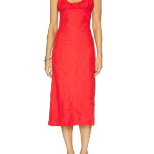 Julieta Kleid – Kirschrot