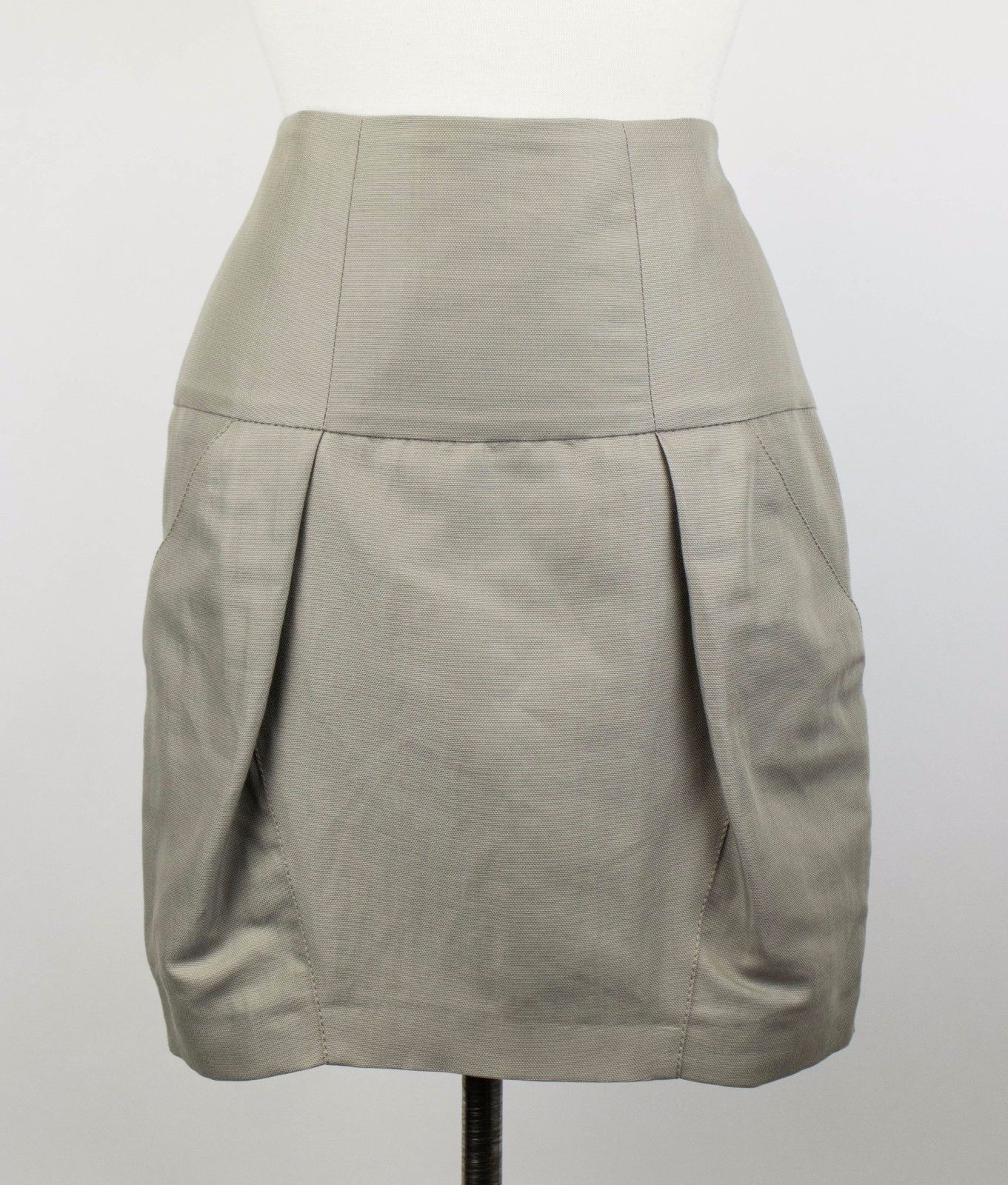 Rock – Baumwollmischung, Damen, Grau